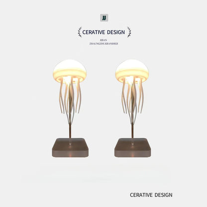 Creative Jellyfish Night Light with Voice & Motion Sensor – Hanging Ambient Lamp for Bedroom Decor & Gifts