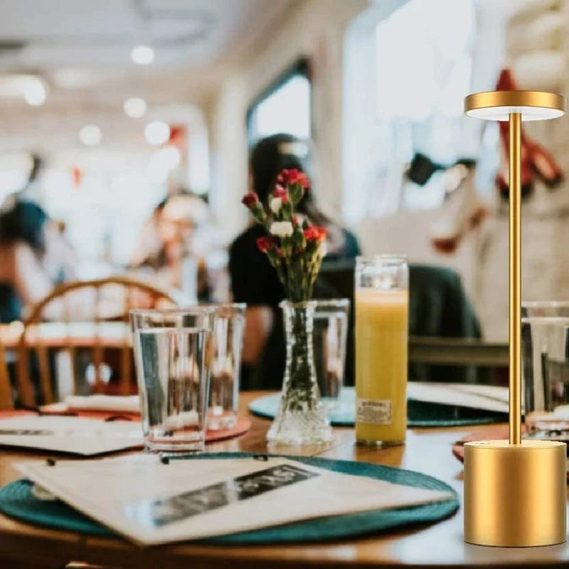 Rechargeable LED Night Light Table Lamp – Portable USB Desk Lamp for Bedroom, Restaurant, Hotel, Bar, and Living Room Decor &nbsp;