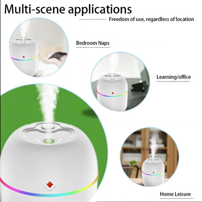 Mini USB Air Humidifier – Portable Desktop Aroma Diffuser, Silent Operation, Indoor Mist Maker for Home or Office &nbsp;