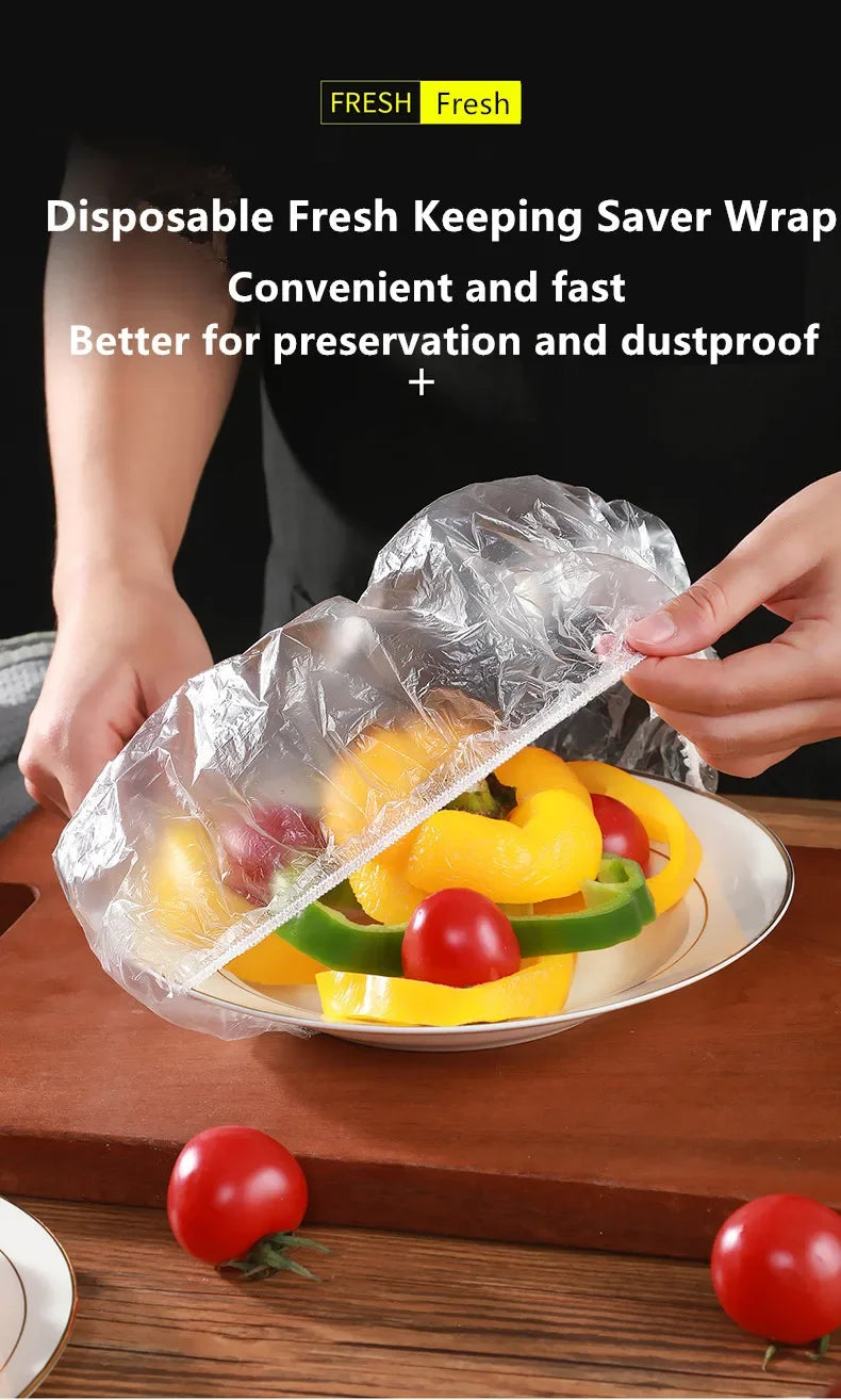 Reusable Elastic Food Bowl Covers – BPA-Free Plastic Wrap Alternative for Plates, Bowls, Leftovers, Fruits &amp; Vegetables