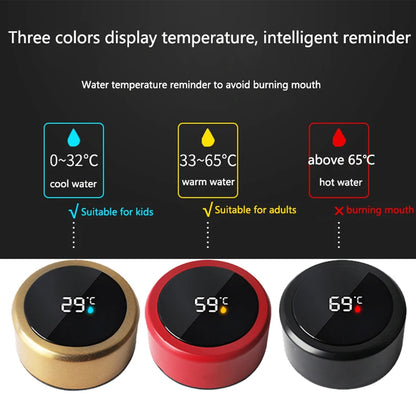 500ML Smart Insulated Thermos Water Bottle – Stainless Steel Vacuum Flask with Touch Temperature Display Digital Mug