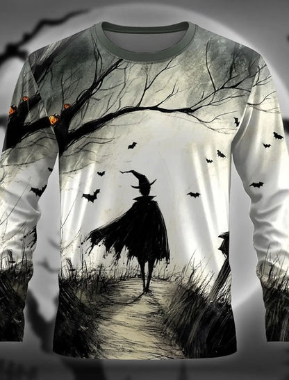3D Printed Anime Character Long Sleeve T-Shirts for Men – Autumn Oversized O-Neck Sportswear Pullover
