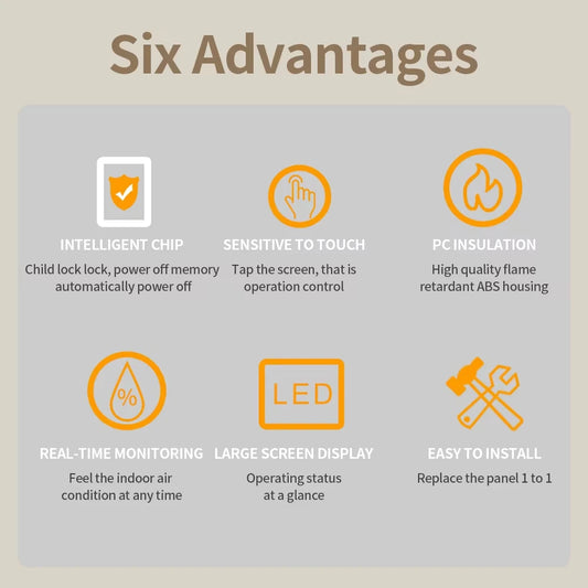 Smart LCD Touchscreen Thermostat 16A Temperature Controller for Electric Floor Heating Systems