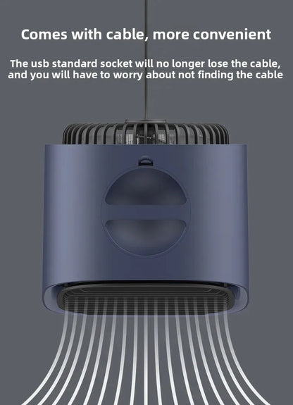 Portable Mini Air Conditioner – Personal Evaporative Cooler with 3-Speed Fan, Compact Desk Cooling Fan for Office, Home, or Car Use