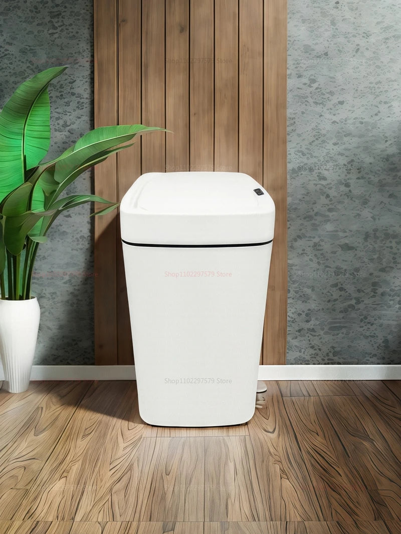 15L Smart Automatic Touchless Trash Bin – Waterproof Sensor-Activated Garbage Can for Kitchen, Bathroom, and Bedroom Waste Management