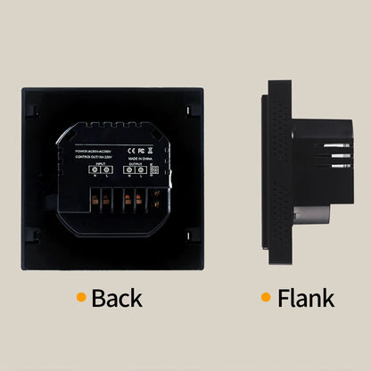 Smart LCD Touchscreen Thermostat 16A Temperature Controller for Electric Floor Heating Systems