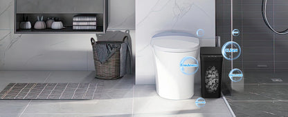 12L Smart Touchless Trash Can – Automatic Motion Sensor Waste Bin with Lid, Waterproof Electric Garbage Bin for Bathroom &amp; Kitchen