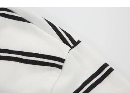 Men’s Striped Cotton T-Shirt – Casual Summer Fashion Tee, Oversized Fit, Available Up to 5XL, Funny and Stylish Design &nbsp;