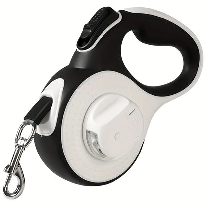 3/5M LED Retractable Dog Leash – Tangle-Free 360° Swivel Pet Walking Lead with Explosion-Proof Nylon Rope