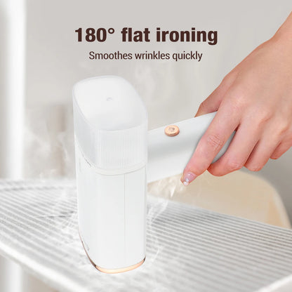 Portable Foldable Mini Handheld Steam Garment Iron for Clothes – Electric Clothes Steamer for Travel and Home Use