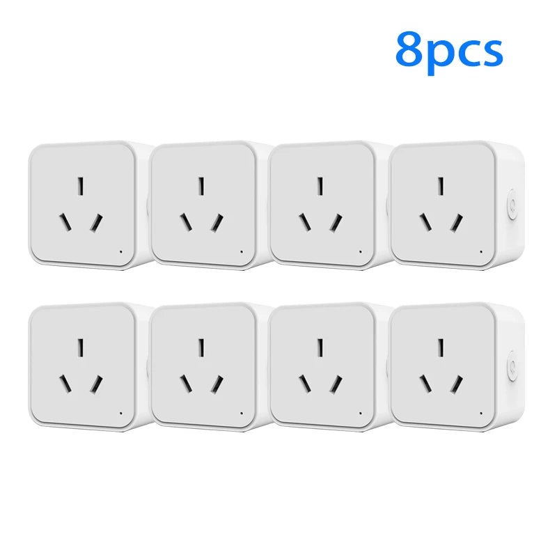 Tuya Zigbee AU Smart Plug with Power Monitoring – Remote Control via Smart Life App, Compatible with Alexa