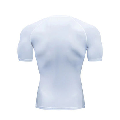 Men's Compression Workout T-Shirt – Short Sleeve Quick-Dry Gym Top for Bodybuilding, Running &amp; Sports Training &nbsp;