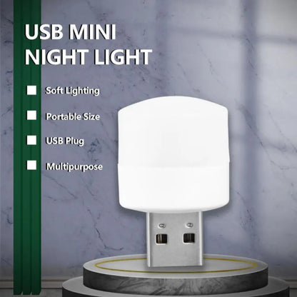 Xiaomi USB Mini LED Reading Light – Portable, Foldable 5V Lamp for Books, Laptops, Power Banks, and Camping Use
