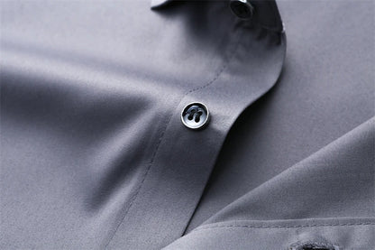 2024 Men's Solid Color Polo Shirt – Summer Casual Business Style, Short Sleeve, Comfortable & Breathable