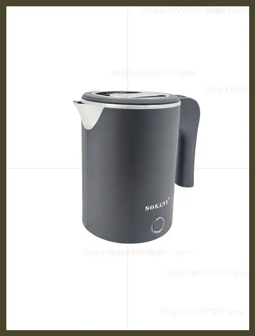 Portable 500ML Stainless Steel Electric Kettle – Travel Water Boiler Pot for Tea, Coffee, Hotel, Home &amp; Kitchen Use
