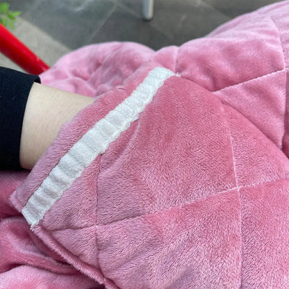 USB Rechargeable Heated Blanket – Soft Washable Electric Shawl with Heating Pocket for Naps, Travel, and Office Use – Safe & Cordless Winter Warmer