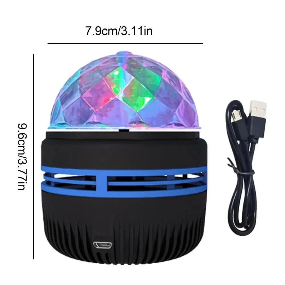 LED Starry Sky &amp; Northern Lights Projector Lamp with Remote Control and Auto-Rotation – Perfect for Home and Party Decoration