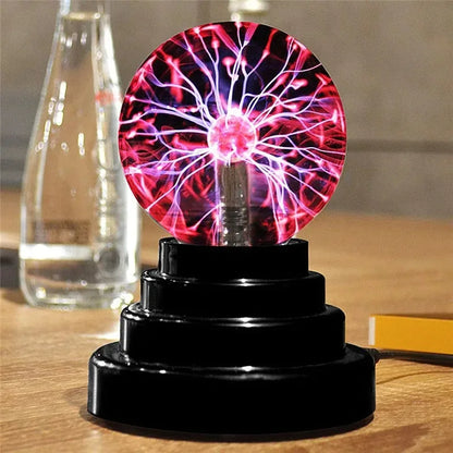 3/4/5/6 Inch Plasma Globe Lamp – LED Touch-Sensitive Magic Ball Night Light for Bedroom Decoration &amp; Kids Gifts &nbsp;