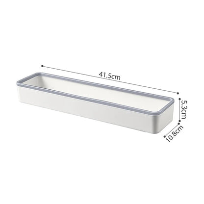 1pc Wall-Mounted Bathroom Storage Cabinet – No-Drill White Organizer Shelf for Above Toilet Use