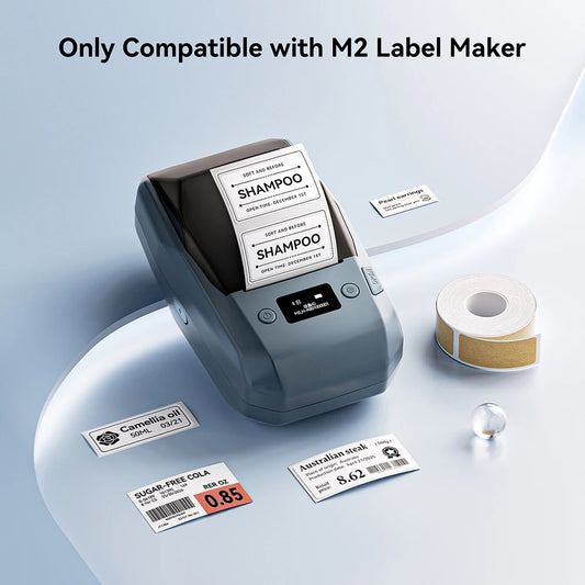 Niimbot M2 Color Thermal Label Printer – Wireless Adhesive Sticker Maker for Cables, Jewelry, Network Tags & More