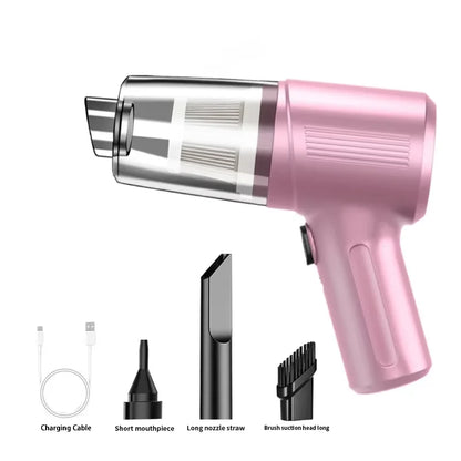 Cordless Handheld Car Vacuum Cleaner – Powerful Suction & Blower, Portable Mini Vacuum for Car and Home Use