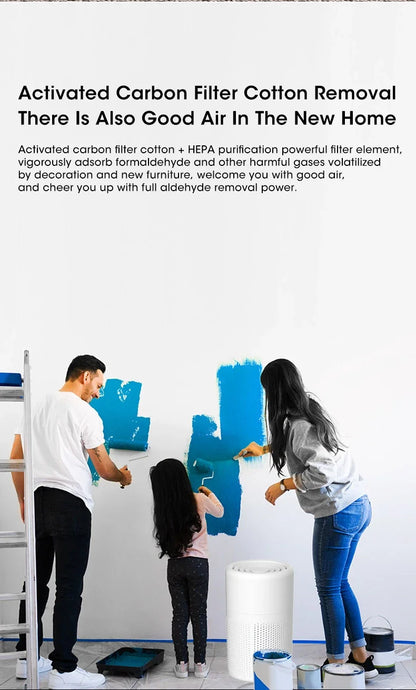 Compact Desktop Air Purifier – Portable HEPA Filter Air Cleaner for Home, Removes Odors and Freshens Air &nbsp;