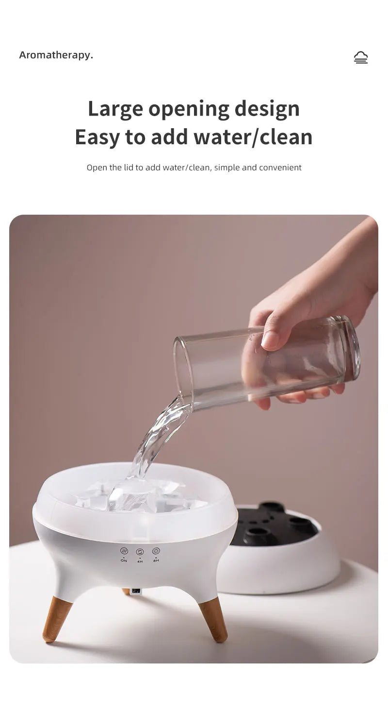 Creative Jellyfish-Shaped Ultrasonic Aroma Humidifier with Remote Control – Essential Oil Diffuser & Mist Maker