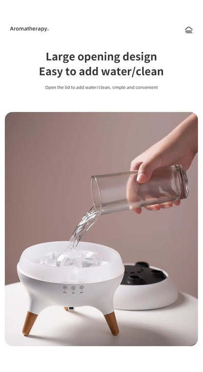 Creative Jellyfish-Shaped Ultrasonic Aroma Humidifier with Remote Control – Essential Oil Diffuser & Mist Maker