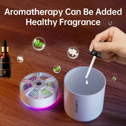 Mini Car Air Humidifier &amp; Aroma Diffuser – LED Light, Air Purifier &amp; Freshener for Vehicle Interior Aromatherapy