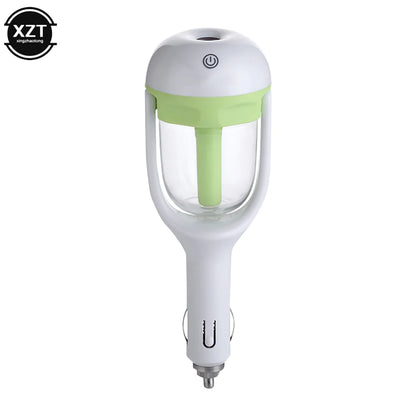 Compact Car Air Humidifier with Steam Purifier and Essential Oil Aroma Diffuser for Vehicle Freshening &nbsp;