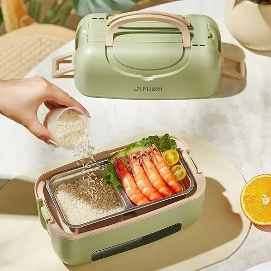 Portable Electric Lunch Box with Plug-in Heating and Heat Retention – Ideal for Office Workers' Hot Meals