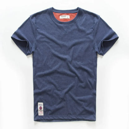 Men’s Classic Solid Cotton T-Shirt – Casual Basic O-Neck Tee – High-Quality Everyday Top &nbsp;