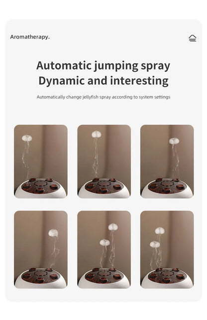 Creative Jellyfish-Shaped Ultrasonic Aroma Humidifier with Remote Control – Essential Oil Diffuser & Mist Maker