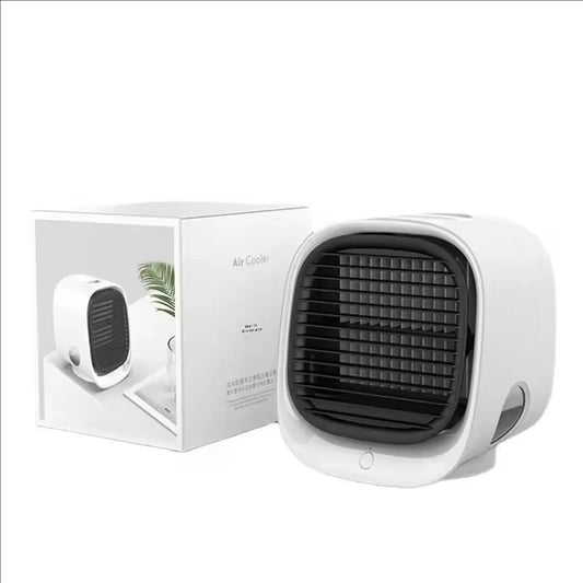 Portable Mini Air Conditioner – Personal Evaporative Cooler with 3-Speed Fan, Compact Desk Cooling Fan for Office, Home, or Car Use