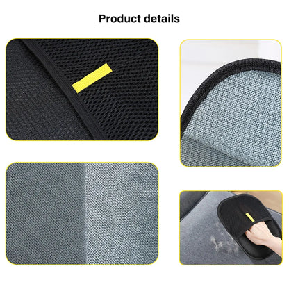 Pet Hair Remover Glove & Brush – Household Hair Cleaning Tool for Cats & Dogs, Lint Scraper for Furniture and Clothing