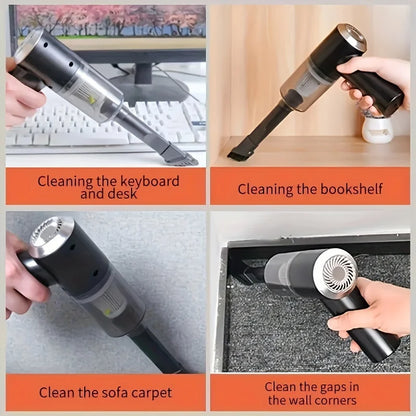 Cordless Wireless Car Vacuum Cleaner 6000Pa Strong Suction Handheld Vacuum for Home, Office, and Car Use