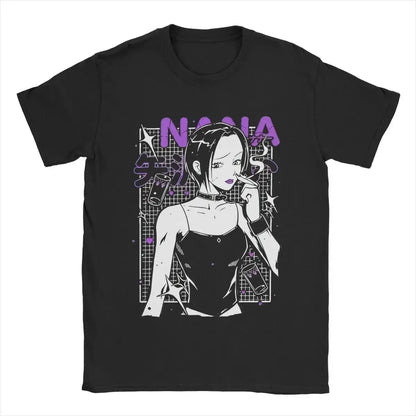 NANA Osaki Graphic T-Shirt – Unisex Harajuku Rock Punk Style Short Sleeve Tee for Casual Summer Streetwear