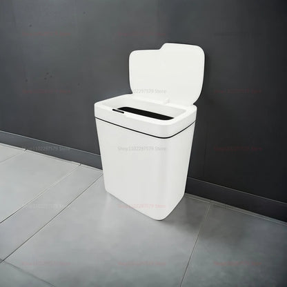 15L Smart Automatic Touchless Trash Bin – Waterproof Sensor-Activated Garbage Can for Kitchen, Bathroom, and Bedroom Waste Management
