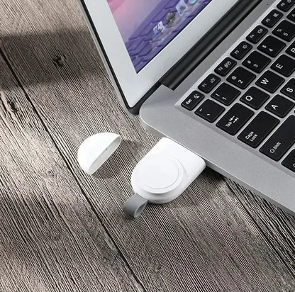 Portable Magnetic Wireless Charging Dock for Apple Watch Series 1 to 10, SE, and Ultra – Travel-Friendly Charging Stand