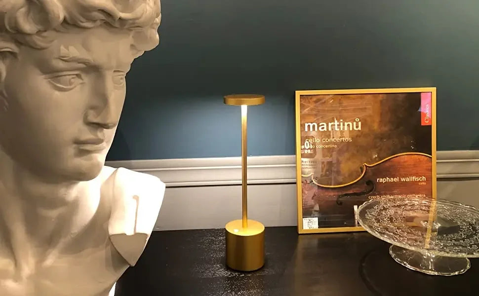 Rechargeable LED Night Light Table Lamp – Portable USB Desk Lamp for Bedroom, Restaurant, Hotel, Bar, and Living Room Decor &nbsp;