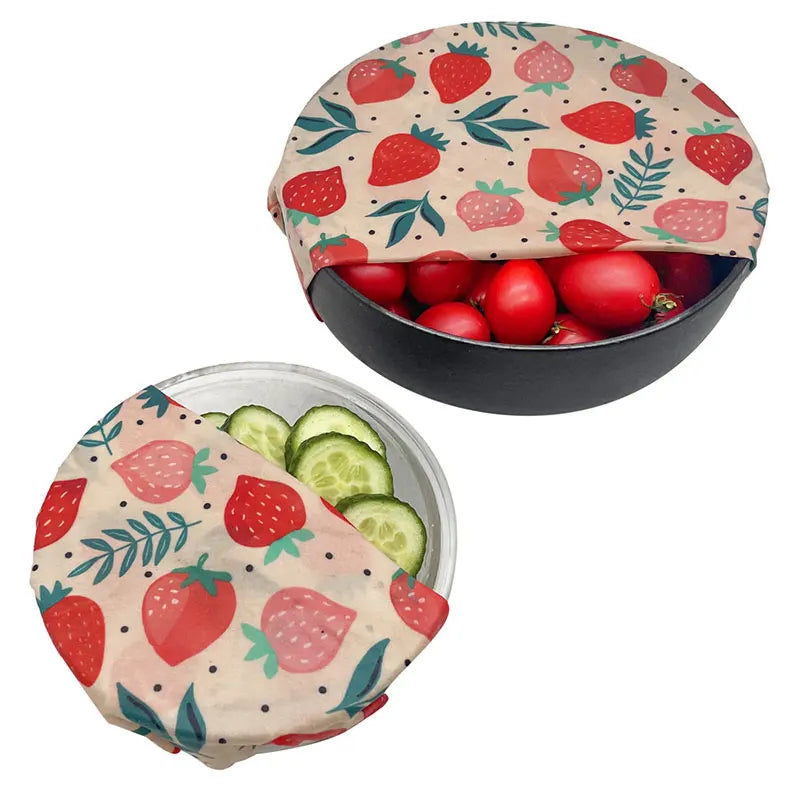 Eco-Friendly Reusable Beeswax Food Wrap – Natural Organic Food Storage Paper for Fresh Keeping