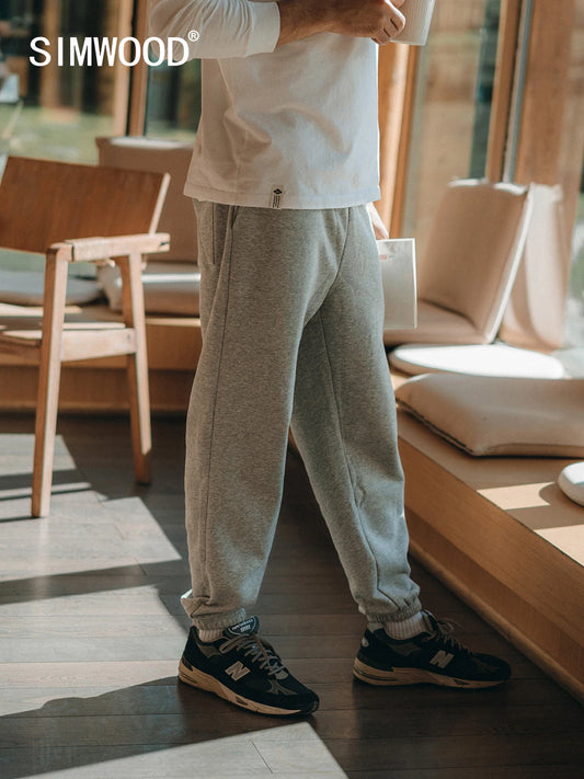 SIMWOOD 2025 Fall Oversized Jogger Sweatpants for Men – Comfortable Drawstring Trousers, Casual Gym Track Pants, Plus Size Available