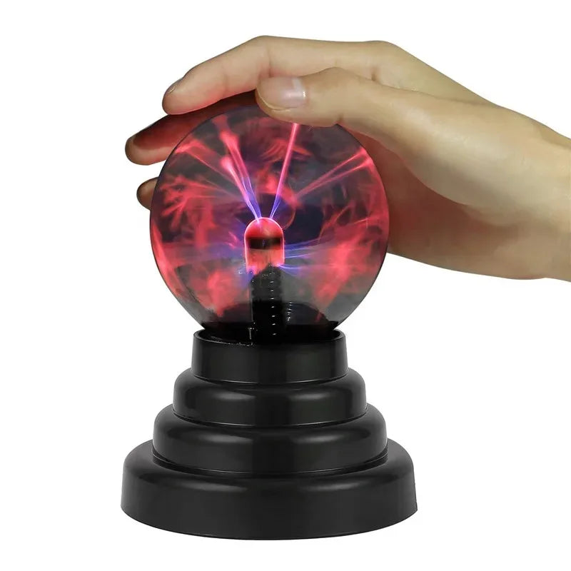 3/4/5/6 Inch Plasma Globe Lamp – LED Touch-Sensitive Magic Ball Night Light for Bedroom Decoration &amp; Kids Gifts &nbsp;