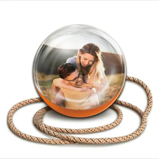 3D Glass Sphere Video Player DIY Art Lamp with Spherical Pixel Display and 360° Surround Sound for Video, Audio, and Gaming