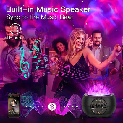 Star, Galaxy, Planet, projector, night light, 15-color Nebula, starry sky light, remote control music, atmosphere light