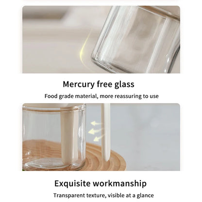 Moisture-Resistant Sealed Glass Spice Jar with Spoon – Kitchen Salt Container and Shaker