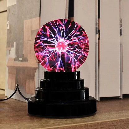 3/4/5/6 Inch Plasma Globe Lamp – LED Touch-Sensitive Magic Ball Night Light for Bedroom Decoration &amp; Kids Gifts &nbsp;