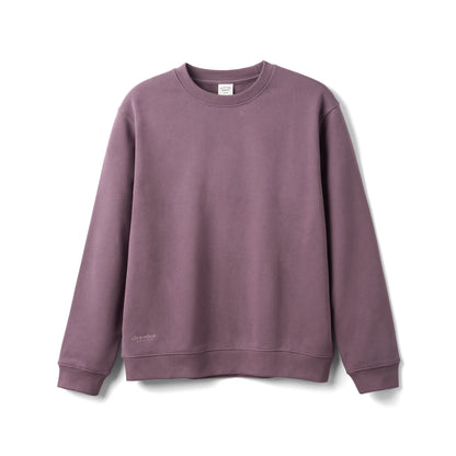 SIMWOOD 2025 Oversized 340gsm Brushed Fleece Sweatshirt – Embroidered Heavy-weight Pullover for Men