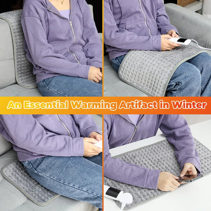 58x29CM Electric Heated Blanket Pad – Thermal Warming Mat for Sofa, Bed, and Winter Home Use &nbsp;
