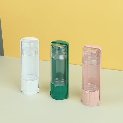Portable Pet Water Bottle – Outdoor Travel Dispenser with Drinking Bowl for Dogs & Cats